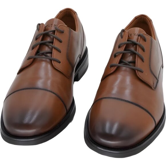 Cole Haan Bedford Cap Toe Oxford Dress Shoe Tan Mens US 10M - Picture 5 of 6